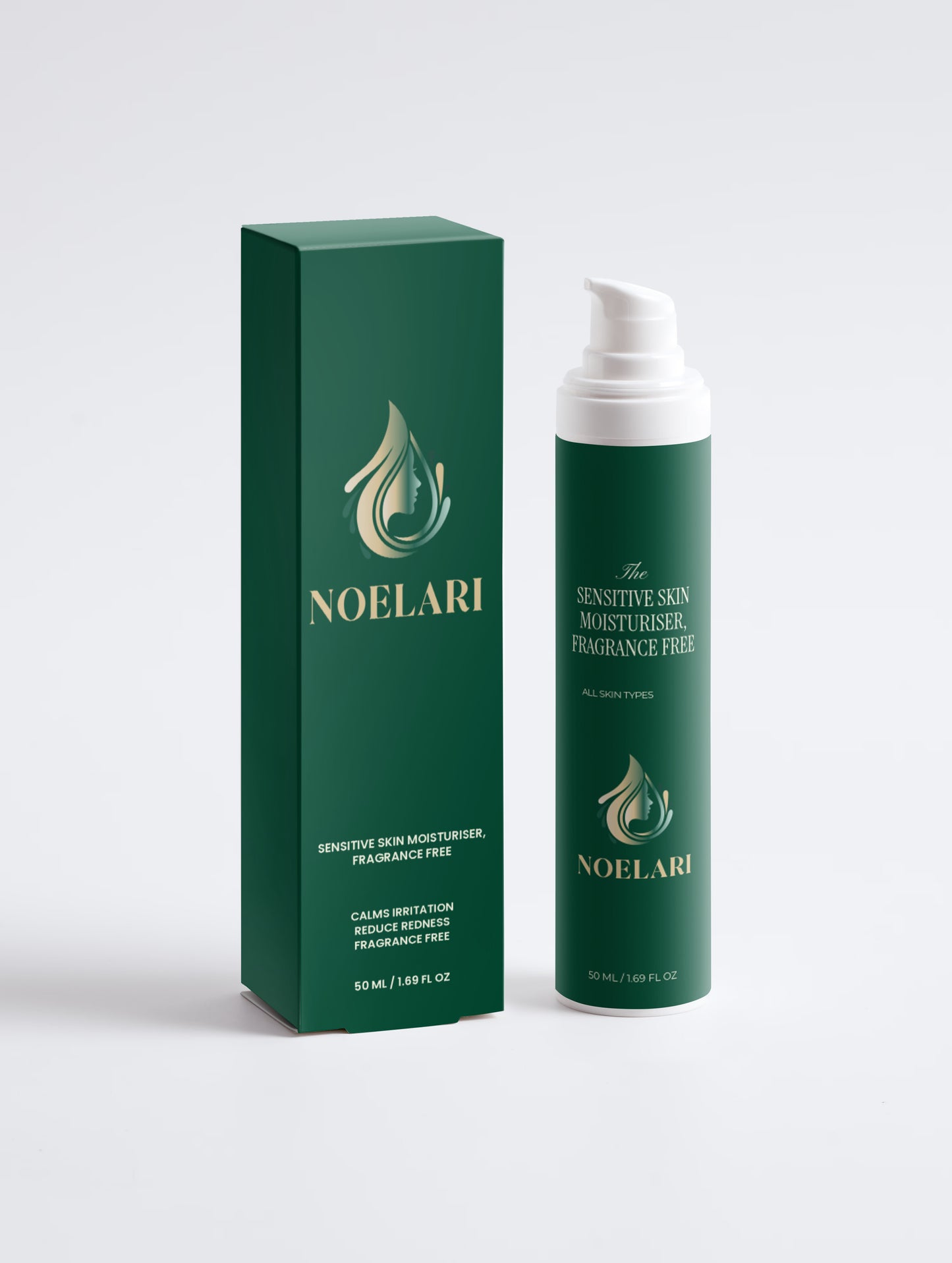 Sensitive Skin Moisturiser, Fragrance Free