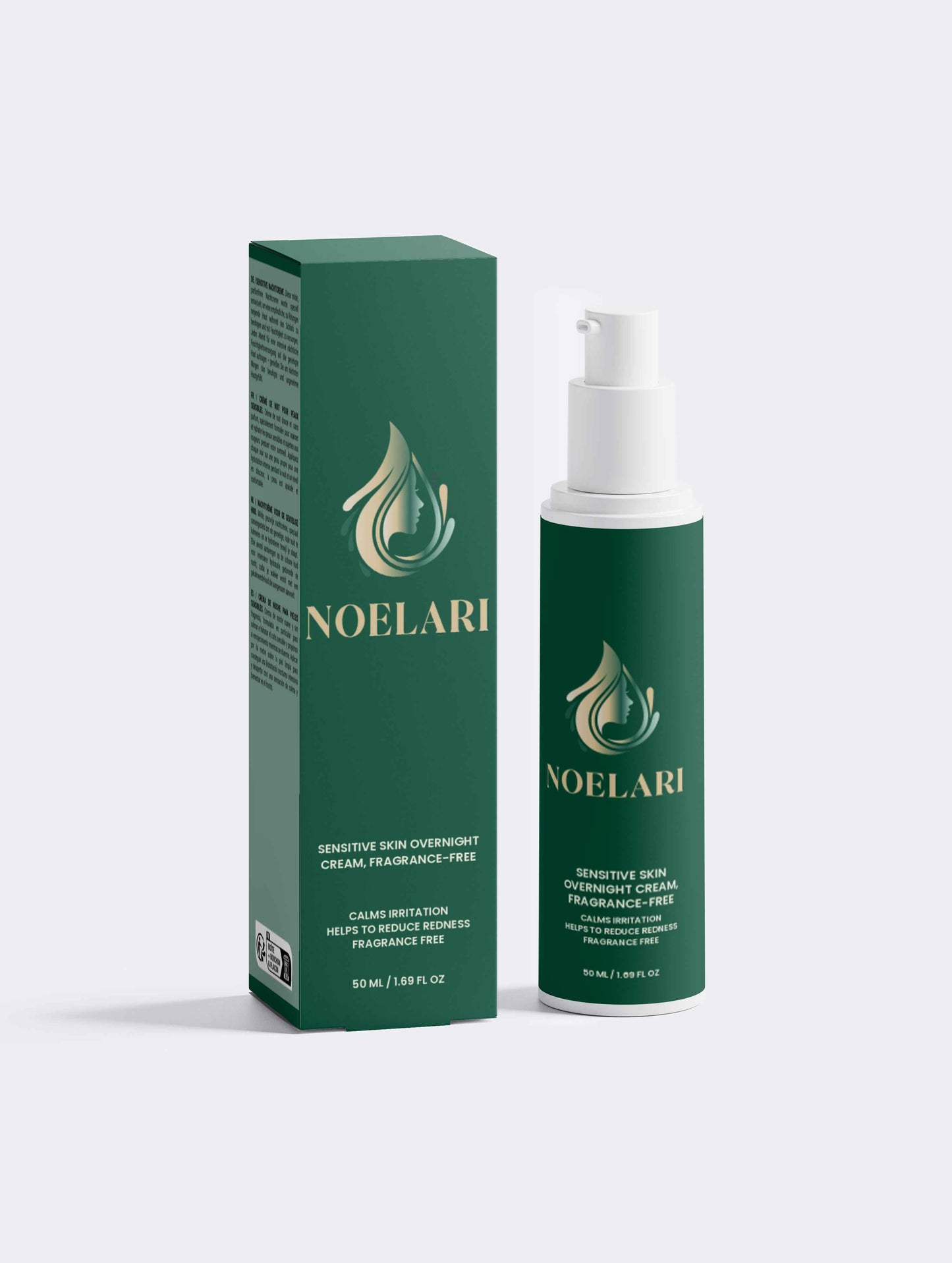 Sensitive Skin Overnight Cream, Fragrance-Free